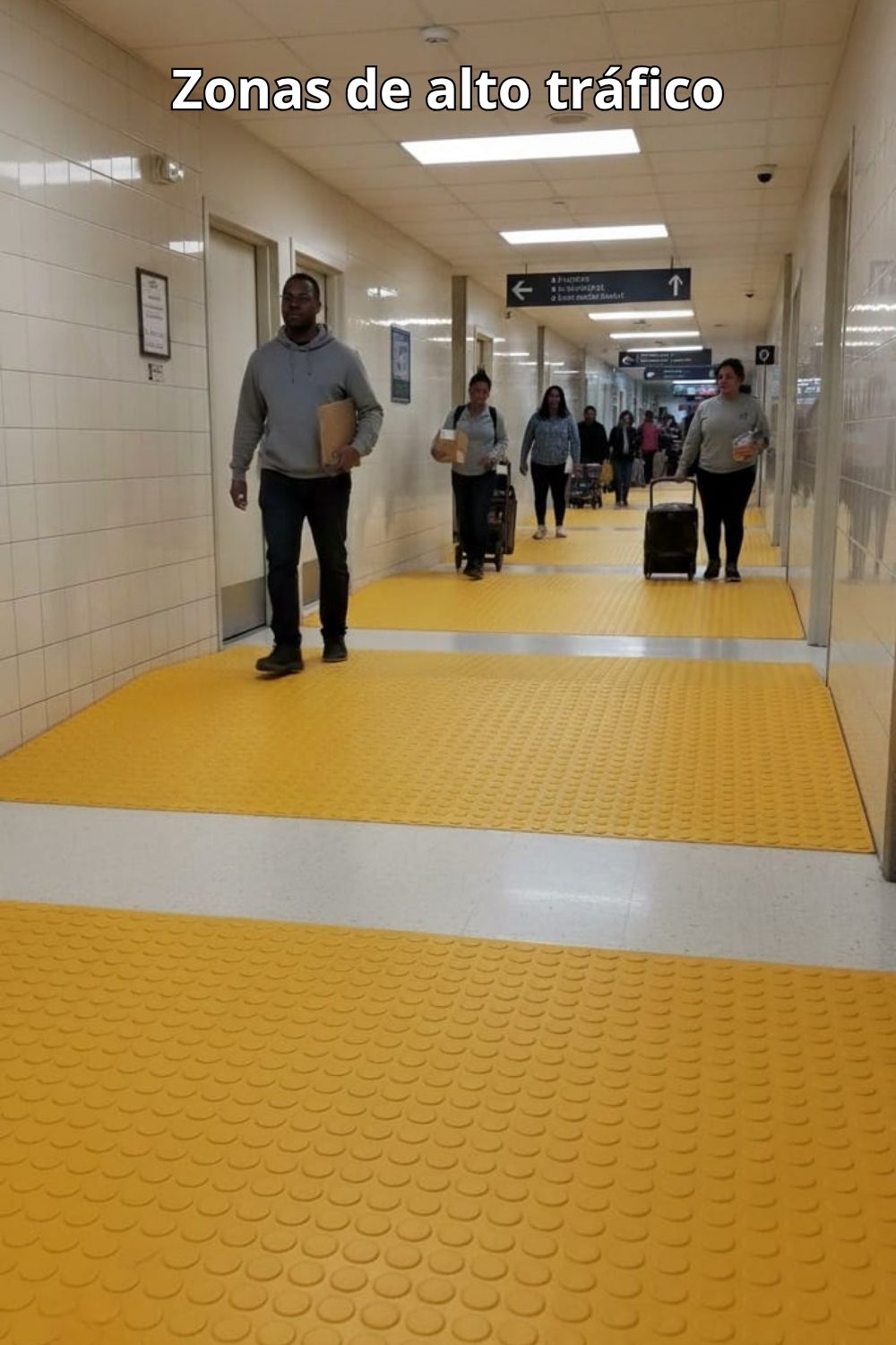 Piso Antiderrapante Hule Gimnasio Tapete PVC 1.6x3.0m Uso Pesado