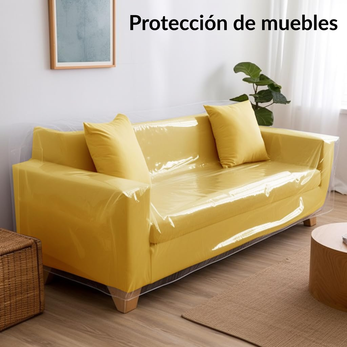 Hule cristal transparente calibre 2.5 — 1.40 m de ancho