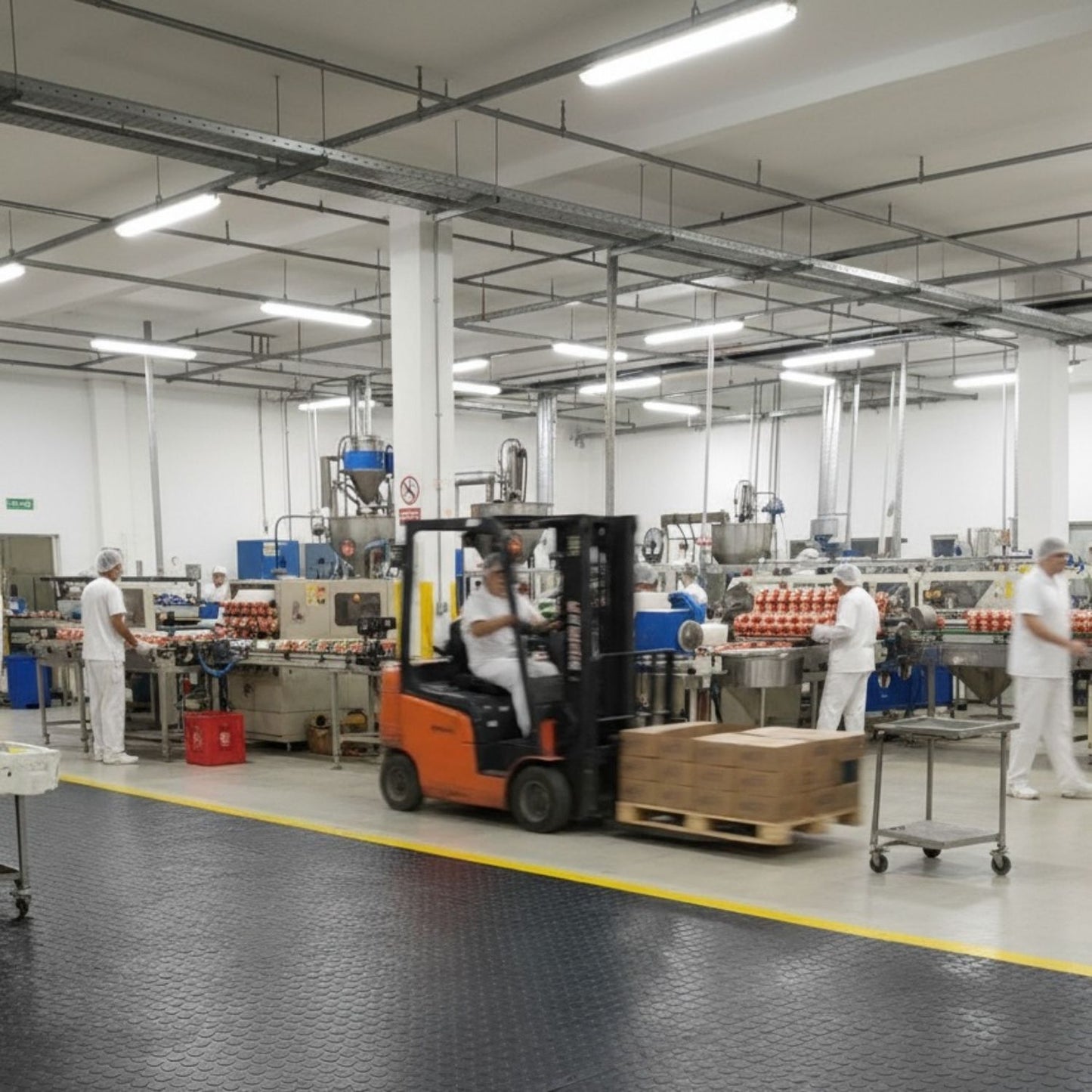 Piso Antiderrapante Hule Gimnasio Tapete PVC 1.6x3.0m Uso Pesado