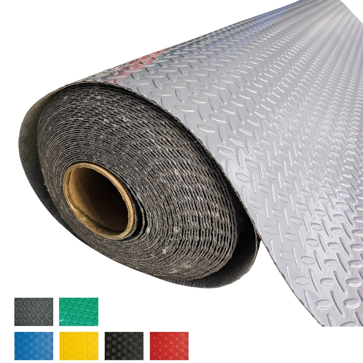 Piso Antiderrapante Hule Gimnasio Tapete PVC 1.6x3.0m Uso Pesado